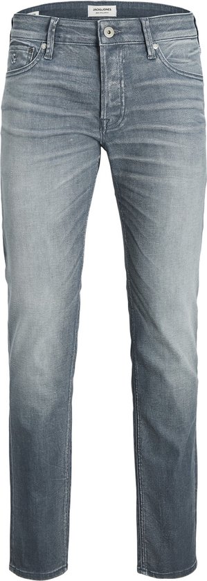 JACK & JONES Tim Oliver Jos regular fit - heren jeans - grijs denim - Maat: 28/32