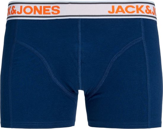JACK & JONES Jacsuper trunk (1-pack) - heren boxer normale lengte - blauw - Maat: L