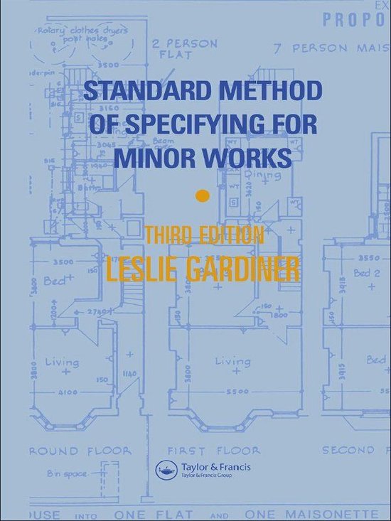 Standard Method of Specifying for Minor Works - cover