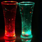 Lichtgevend Longdrink Glas Set Met Gekleurde Verlichting - 6 Stuks