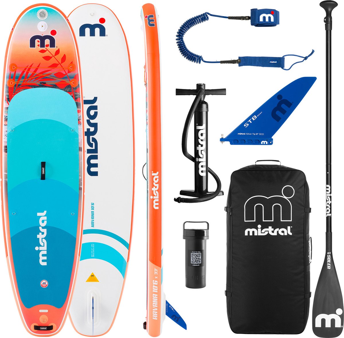 Mistral® Havana 10'6 | SUP Board Opblaasbaar | familie SUPboard | Beginners en gevorderden