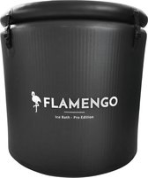 Flamengo® Ice Bath - Pro Edition | Ijsbad 450L - 90cm - Dompelbad -zitbad - opvouwbaar opblaasbaar bad - Bath bucket voor Wim Hof Methode - ZWART Incl. Tas