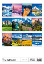 C126-25 Mountain Kalender 2025: Majestic Peaks: A Mountain Kalender + gratis 2024 kalender