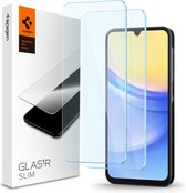 Spigen Screenprotector Geschikt voor Samsung Galaxy A15 / A15 5G / A25 - Glas tR Slim Tempered Glass - AGL07447