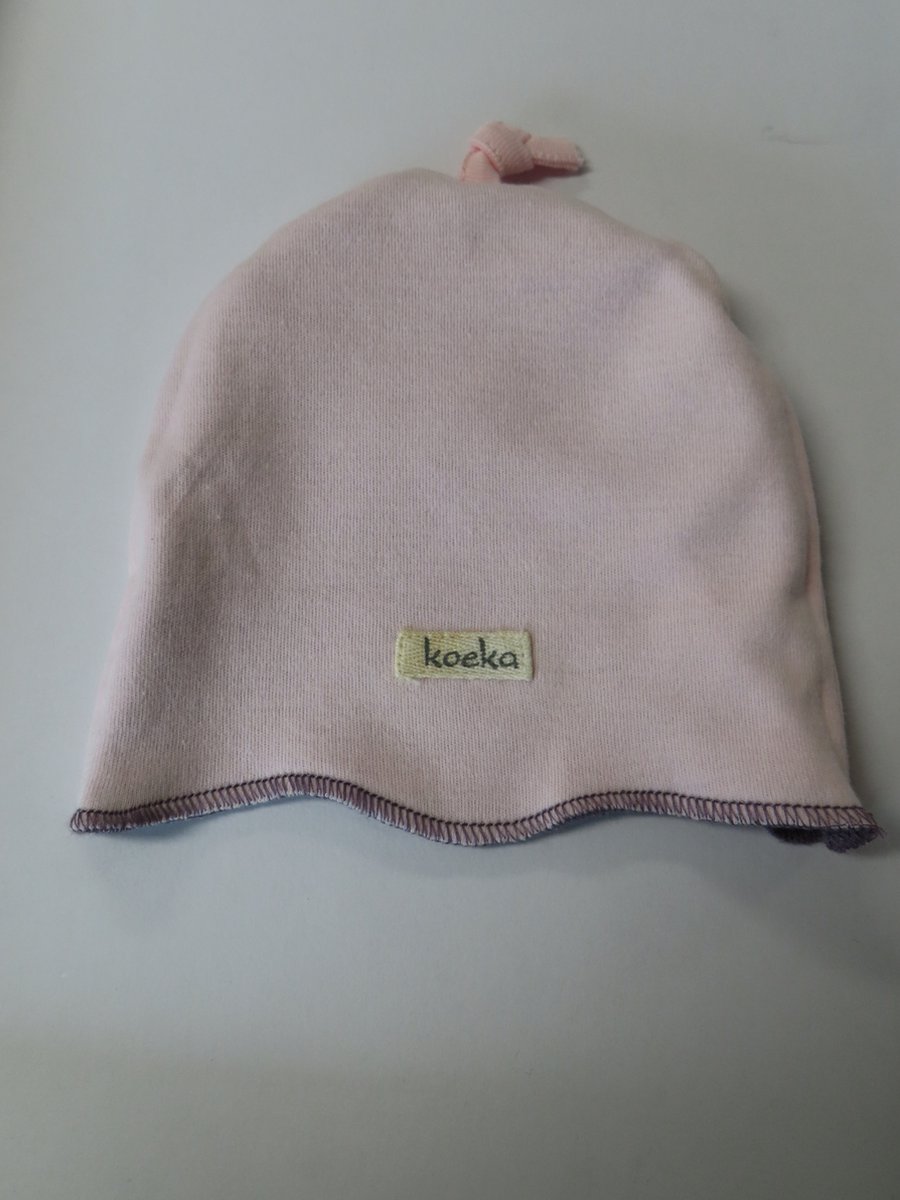 Koeka - Muts - Meisjes - Roze / paars - Omkeerbaar - Small - 38 /40