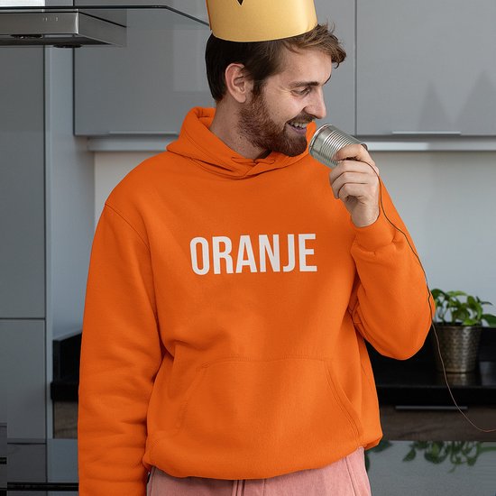 Sweat à capuche Championnat d'Europe Oranje (TAILLE M - FIT UNISEX) | Tenue Oranje | Coupe du monde et championnats d'Europe Tenues de soirée