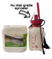 Aquaplan Klinker Beschermer - Vuil, vet en waterafstotend voor poreuze oppervlakken - 10 L + 20% gratis + gratis tuinsproeier 5 L