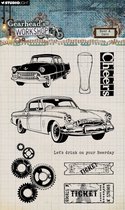 Clear stamps Beer & Cars - Gearhead's Workshop nr. 674