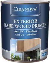 Ciranova Exterior Bare Wood Primer - Kleurloos - Beschermende Houtprimer - 2,5 liter