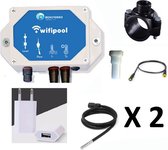 POOLTRONICS Zwembad Verwarming Zonnematten Warmtepomp automatisatie pakket - inclusief temperatuur sensor - WIFI besturing via Smartphone - TLF MODULE