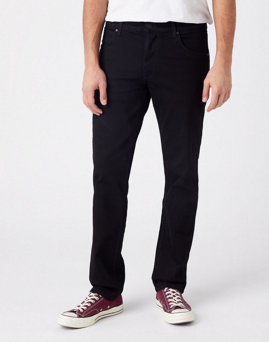 Wrangler Greensboro Heren Regular-fit Jeans Back Blauw