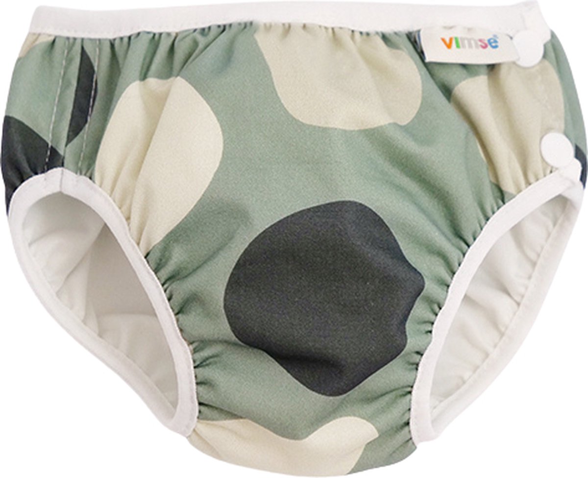 Goedkoopste Vimse Green Shapes - Wasbare Zwemluier S - Herbruikbaar - Veilige pasvorm - OEKO-TEX® Certified