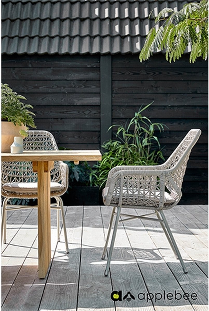 Apple Bee Zara Chaise de jardin - Blanc