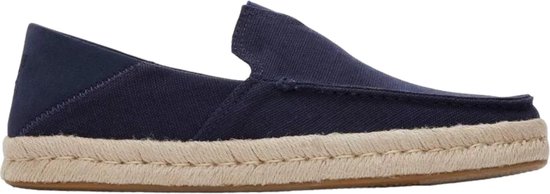 Toms Alonso Heritage Canvas Navy Touwzool Loafers