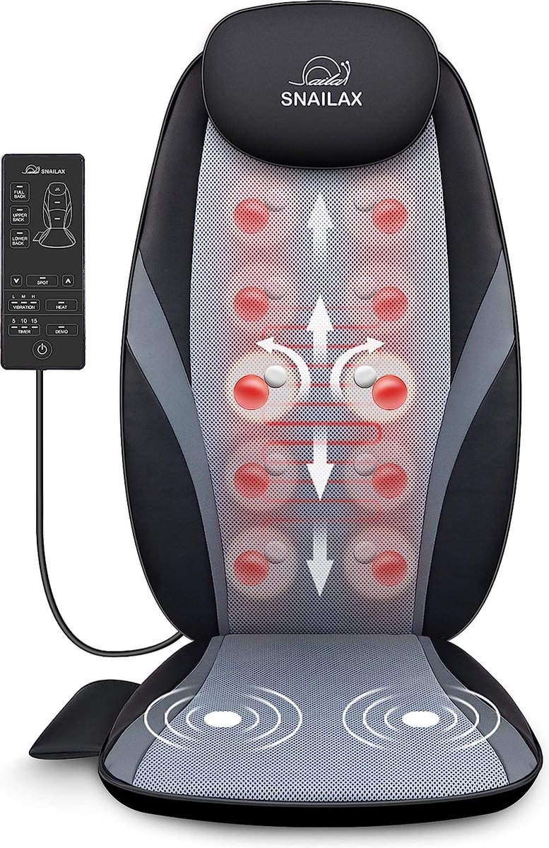 Goedkoopste Shiatsu Massagekussen met warmtemassage voor thuisgebruik - Kneedende rugmassage SL-256