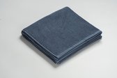 MAROYATHOME - UNO - Handdoek - 70x140 cm - Fairtrade Katoen - Vintage Blue - Blauw