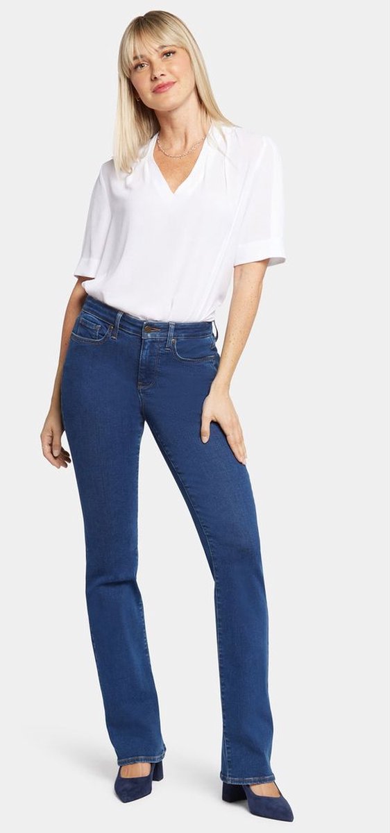 Barbara Bootcut Jeans Mediumblauw Premium Denim