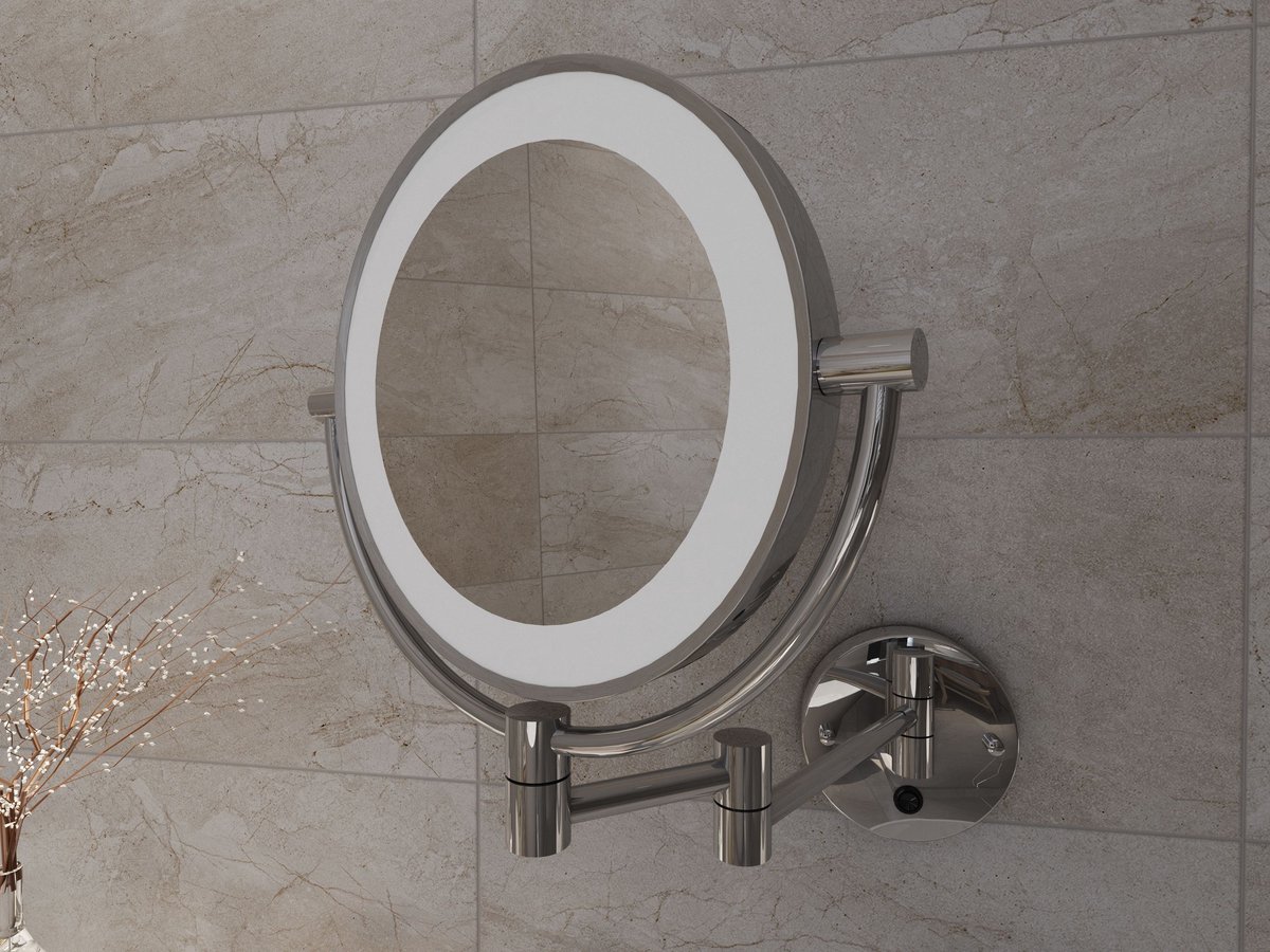 Goedkoopste Sanifun wand scheerspiegel Mia met led verlichting 200