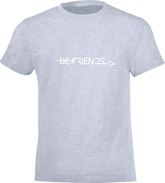 Be Friends T-Shirt - Be Friends - Kinderen - Licht blauw - Maat 12 jaar