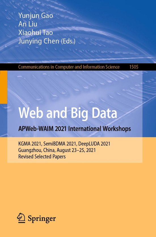 Springer Nature Proceedings Computer Science - Web and Big D ... - cover