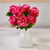 Bouquet de roses à grandes fleurs, rose