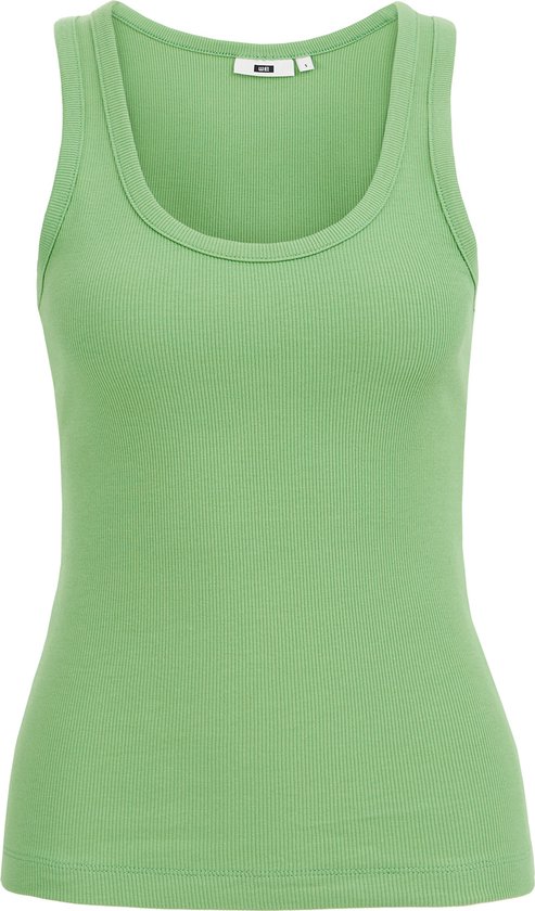 WE Fashion Dames singlet van ribstof