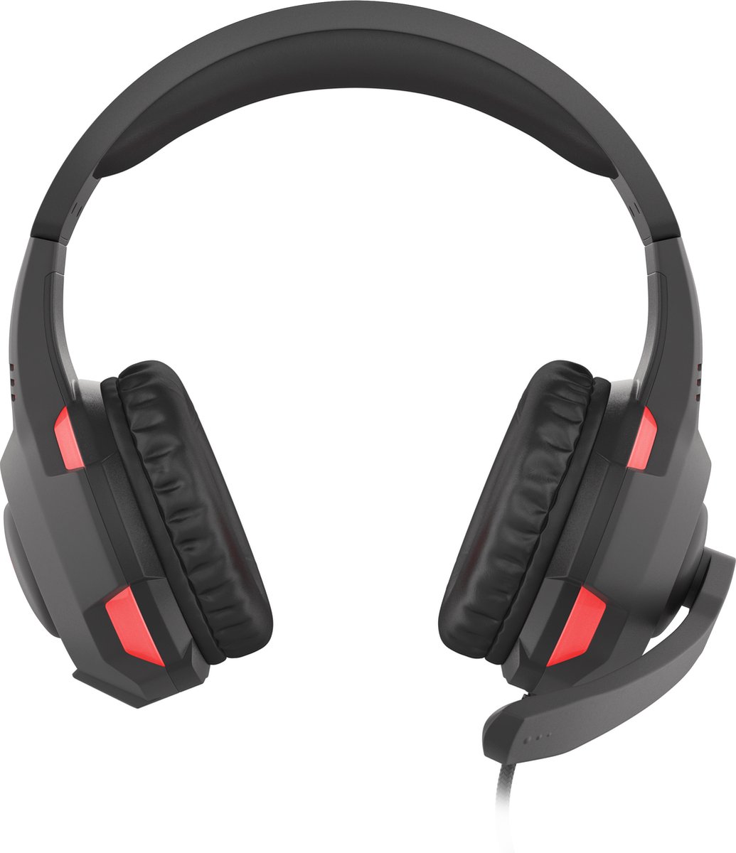 GENESIS - RADON 210 NSG-1992 - Game headset - Zwart/Rood