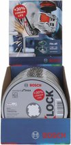 Bosch Accessories X-LOCK 2608619364 Doorslijpschijf recht 125 mm 10 stuk(s)