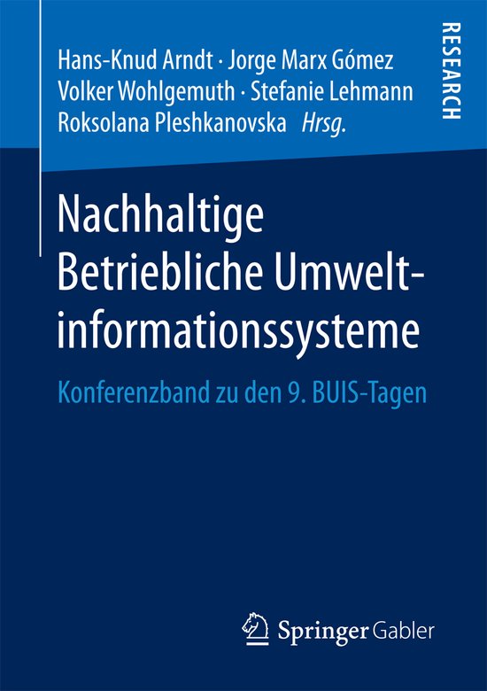 Nachhaltige Betriebliche Umweltinformationssysteme - cover