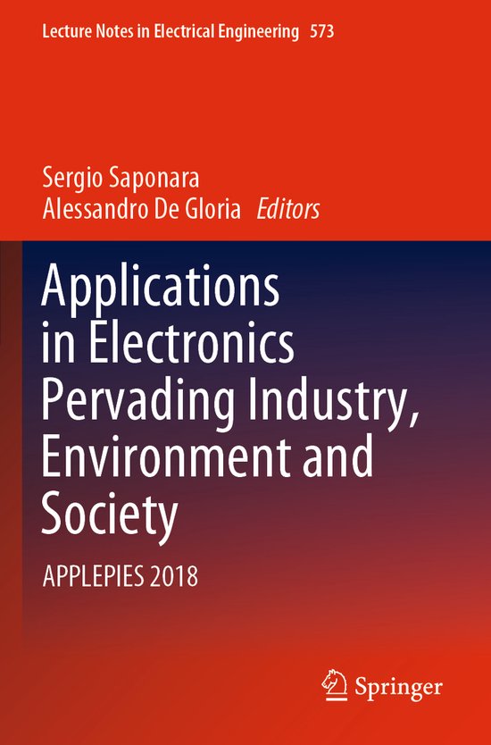 Applications in Electronics Pervading Industry Environment a ... - cover