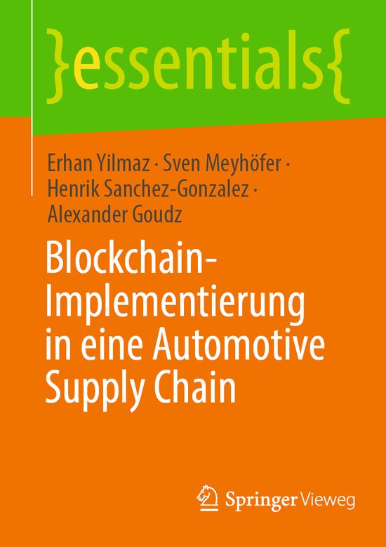 essentials- Blockchain-Implementierung in eine Automotive Su ... - cover