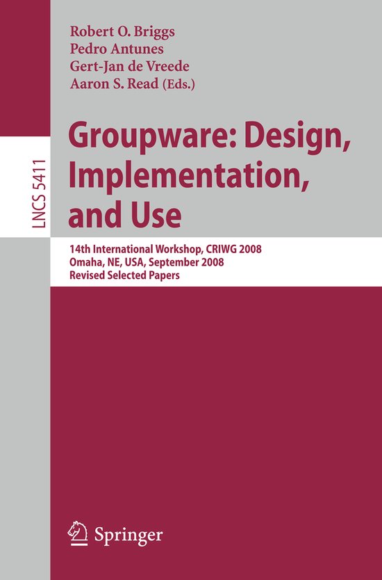 Groupware: Design, Implementation, and Use - cover