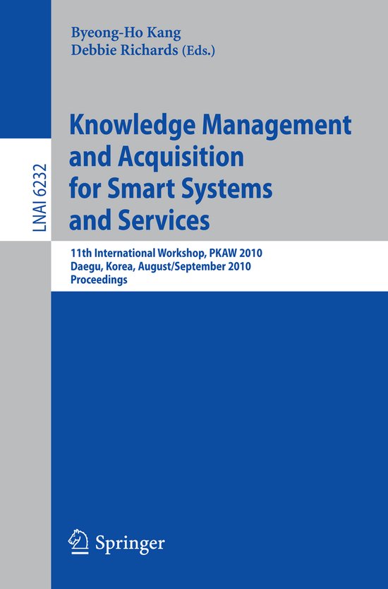 Knowledge Management and Acquisition for Smart Systems and S ... - cover