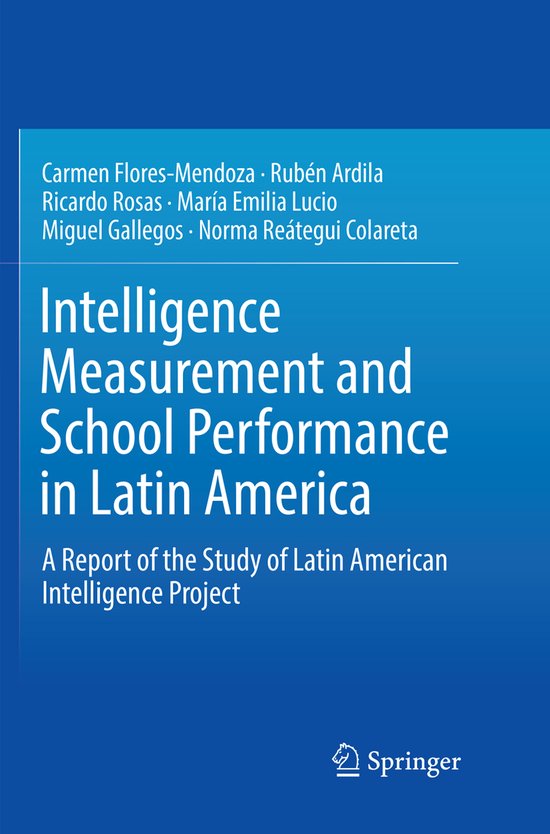 Intelligence Measurement and School Performance in Latin Ame ... - cover