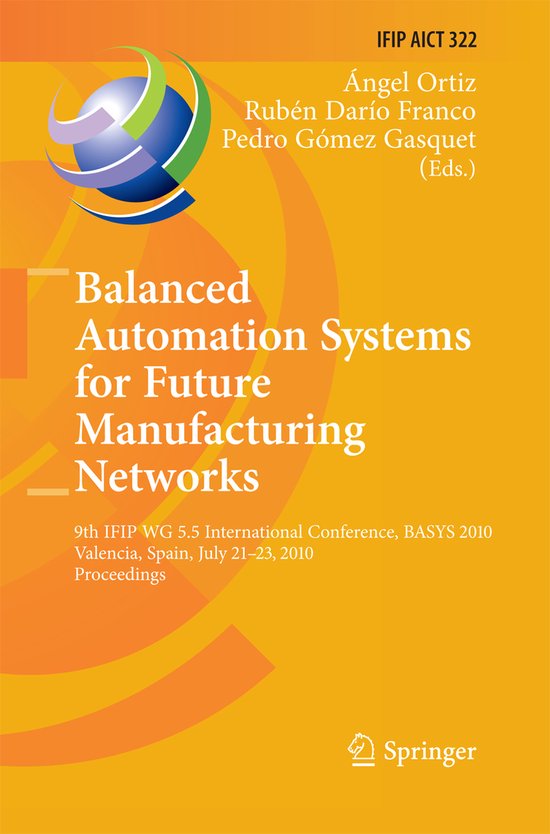 Balanced Automation Systems for Future Manufacturing Network ... - cover