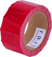TD47 Security Tape Opened 50mm x 50m Rood