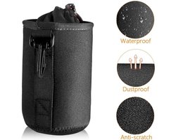 DutchOptics camera lens tas pouch Maat M voor Canon Sony Nikon Pentax Olympus Fuji Tamron Sigma Tokina