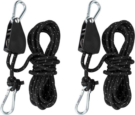 Hauban Tente Camping 4mm Kit 4 Cordes Tente Réfléchissantes - Haubans Camping 4m Avec Tendeur équipement Randonnée Extérieur