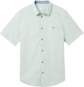 Tom Tailor Overhemd Basis Overhemd Met Korte Mouwen 1040122xx10 34646 Mannen Maat - XXL