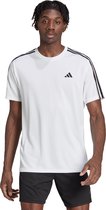 adidas Performance Train Essentials 3-Stripes Training T-shirt - Heren - Wit- L