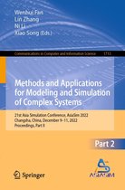 Communications in Computer and Information Science 1713 - Methods and Applications for Modeling and Simulation of Complex Systems
