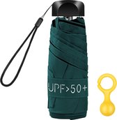 Bol.com Miniparaplu zakparaplu zonwerende paraplu UV-opvouwbare paraplu voor buiten klein lichtgewicht UV-opvouwbaar voor volwas... aanbieding