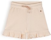 Meisjes short fancy - Sara - Pearled ivoor wit