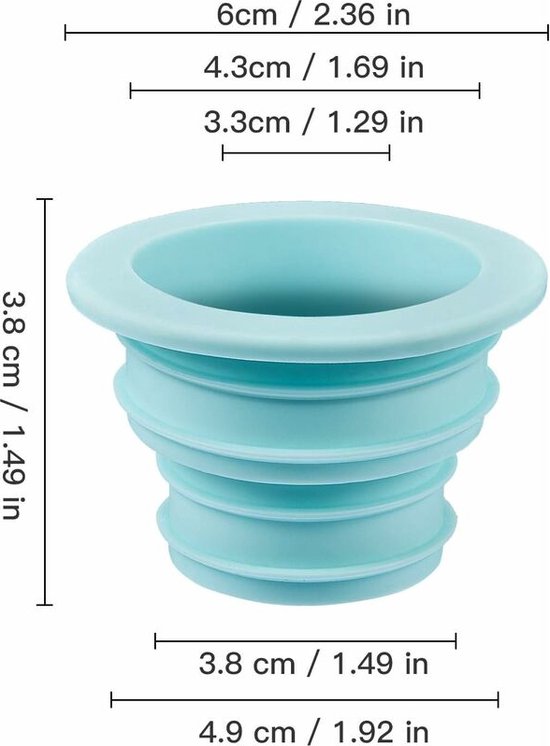 Flexibele afvoerslang 40 mm 2 x spie met wartel 6/4
