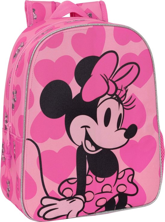 Sac à dos Disney Minnie Mouse , affectueux - 34 x 26 x 11 cm - Polyester