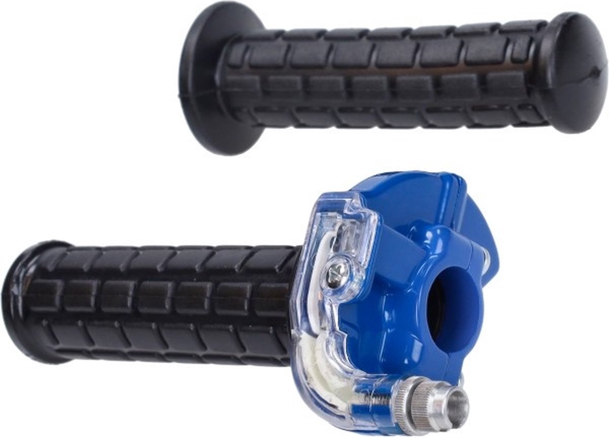 Speedgas Gashandel Puch Maxi / Honda Camino / Peugeot 103 / Peugeot 104 / Universeel Bromfiets Blauw Lusito