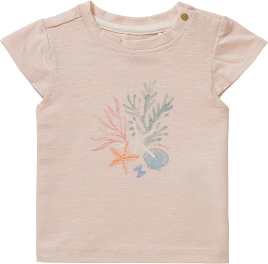 Noppies Girls Tee Cayuga short sleeve Meisjes T-shirt - Peach Blush - Maat 86