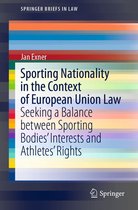 SpringerBriefs in Law - Sporting Nationality in the Context of European Union Law