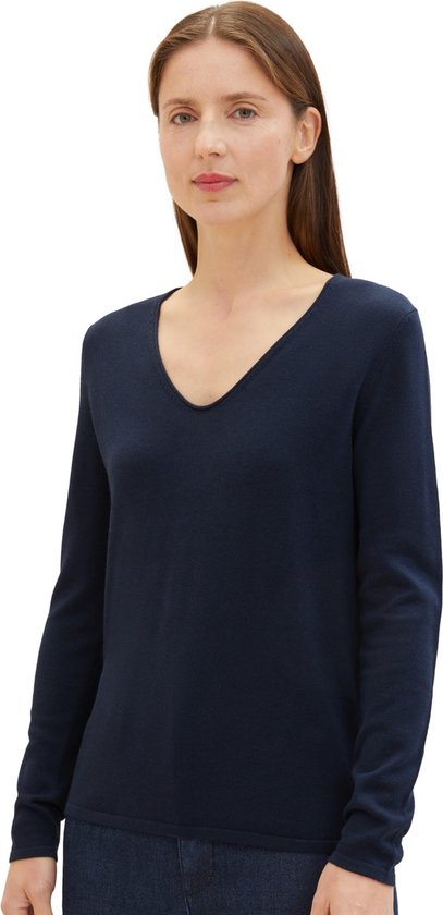 Tom Tailor Dames-Pull--10360 Real Navy-M