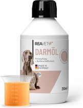 ReaVET - Darmolie voor Honden - Voor milde regulering van maag- en darmwerking - Geschikt voor honden van alle rassen en leeftijden - 250ml